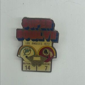 Super Bowl VII 1973 Commemorative Pin